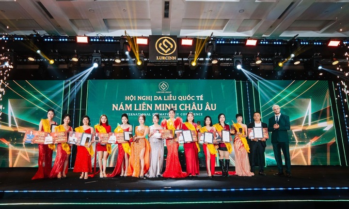 Vinh danh ban lãnh đạo cấp cao thương hiệu Lurcinn tại hội nghị da liễu quốc tế 2024 