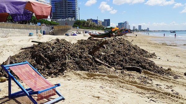 Hàng chục tấn rác 