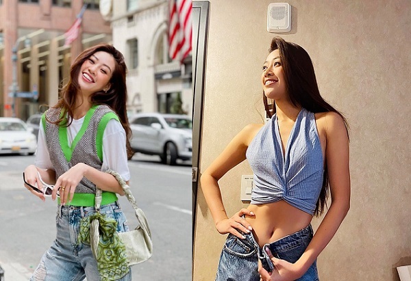 Khánh Vân bị kẹt lại tại Mỹ, sụt cân đến mức không mặc vừa quần