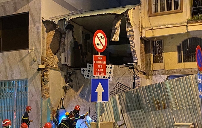 TP.HCM chỉ đạo xử lý nghiêm sự cố sập nhà ở quận 5