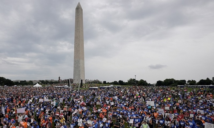 Mỹ: Hàng chục nghìn người đổ về Washington biểu tình phản đối bạo lực súng đạn