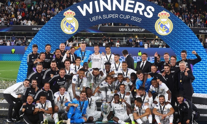 Nhẹ nhàng đánh bại Frankfurt, Real Madrid lần thứ 5 giành Siêu cúp châu Âu