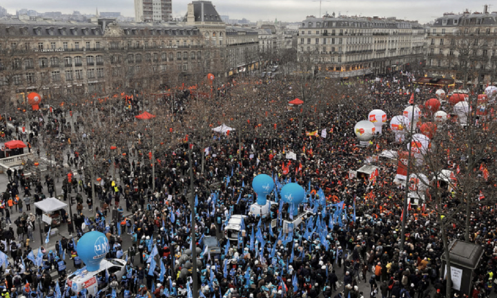 Pháp: Tổng đình công phản đối cải cách lương hưu lần 2