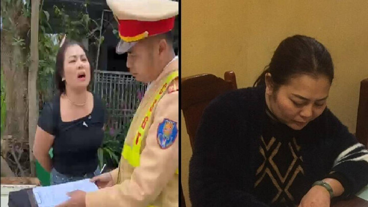 Thanh Hóa: Tạm giữ hình sự người phụ nữ lăng mạ CSGT, đòi
