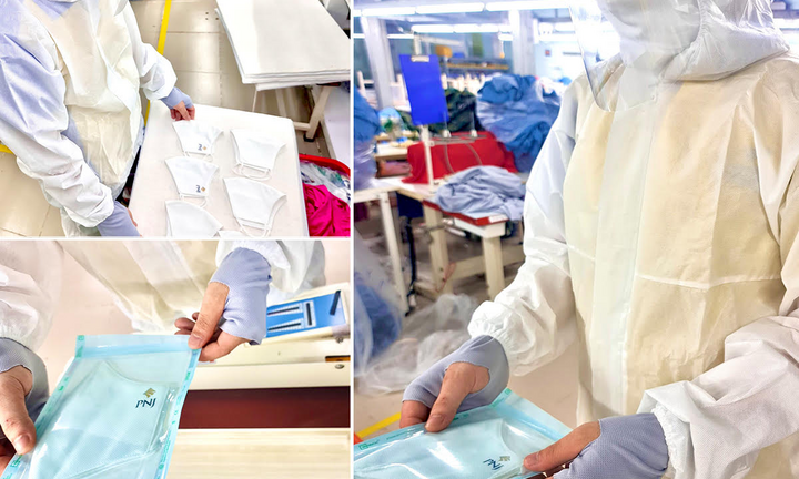 Khẩu trang vải in logo chuẩn EU xài 60 lần mà kháng khuẩn còn hơn 99% từ DONY