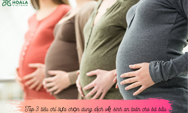 TOP 3 tiêu chí hàng đầu lựa chọn dung dịch vệ sinh an toàn cho bà bầu 