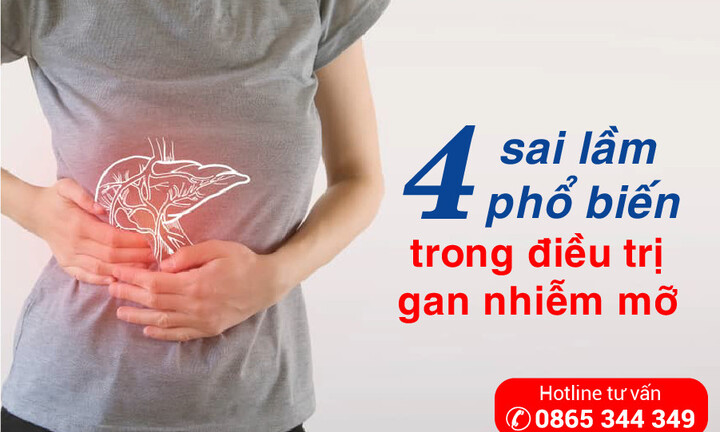4 sai lầm phổ biến trong điều trị gan nhiễm mỡ 
