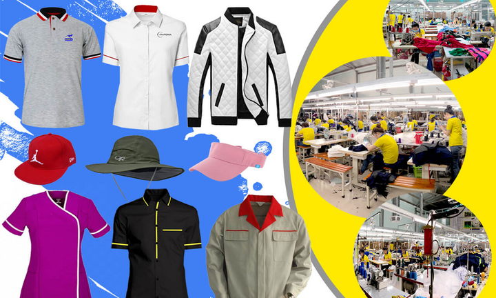 Top xưởng may quần áo tại HCM: sản xuất hàng bán shop thời trang, làm in thêu đồng phục