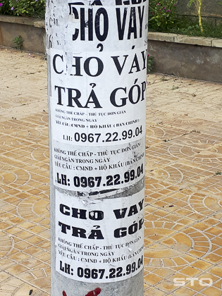 Gặp họa vì vay tiền từ “ngân hàng cột điện”
