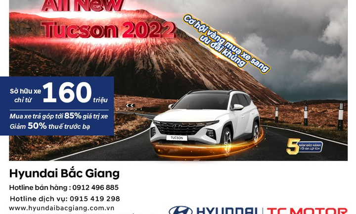 HYUNDAI TUCSON HOÀN TOÀN MỚI TẠO NÊN NHỮNG TRẢI NGHIỆM CỰC PHÊ CHƯA TỪNG HẠ NHIỆT