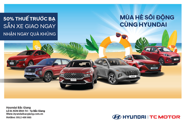 Hyundai Bắc Giang triển khai chương trình ưu đãi chào hè - Grand i10 tặng tới 40 triệu đồng