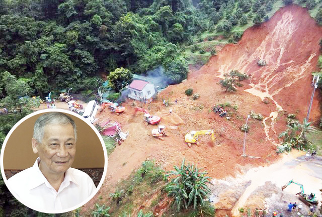 GS.TS Vũ Trọng Hồng: “Những điểm sạt lở phần lớn không còn rừng nguyên sinh”