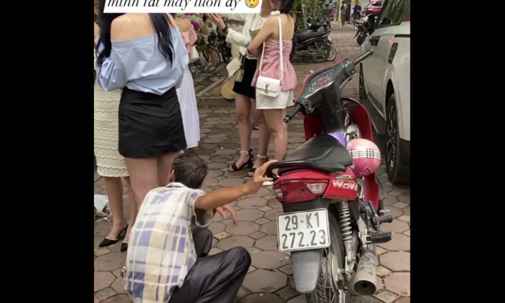 Hà Nội: Xác minh hình ảnh người đàn ông nhìn dưới váy cô gái trên phố Phan Đình Phùng