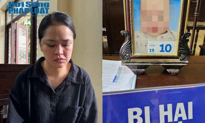 Hoãn phiên xét xử vụ bảo mẫu làm tbé 7 tháng tuổi tử vong ở Hà Nội: Người mẹ ôm di ảnh bật khóc