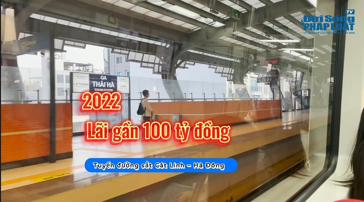 Tuyến đường sắt Cát Linh - Hà Đông báo lãi gần 100 tỷ trong năm 2022