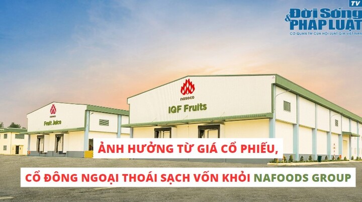 Ảnh hưởng từ giá cổ phiếu, cổ đông ngoại thoái sạch vốn khỏi Nafoods Group