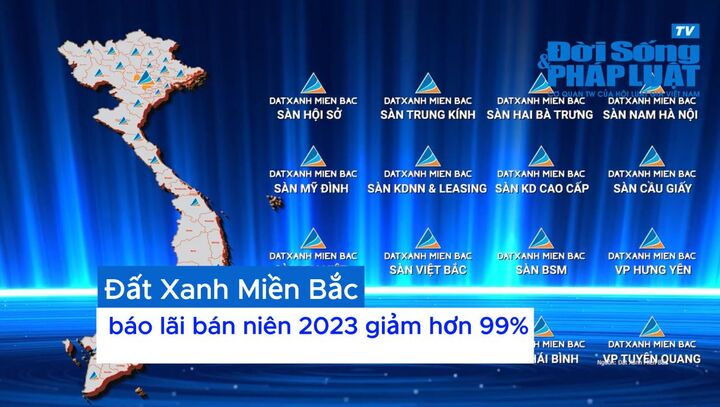 Kinh doanh ảm đạm, Đất Xanh Miền Bắc báo lãi bán niên 2023 giảm hơn 99%