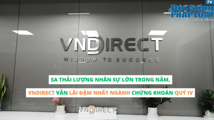 Sa thải lượng nhân sự lớn trong năm, VNDirect vẫn lãi đậm nhất ngành chứng khoán quý IV