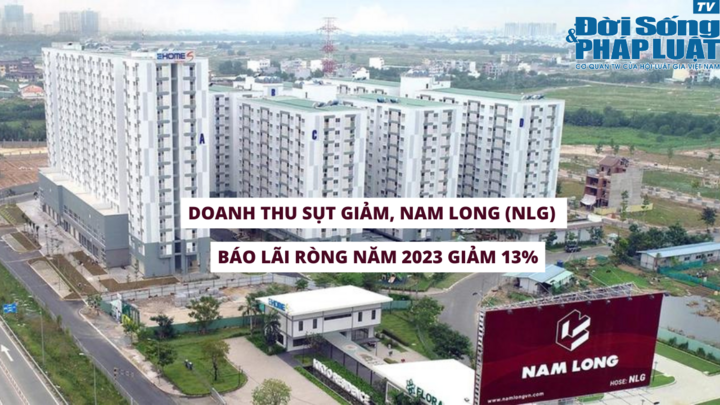 Doanh thu sụt giảm, Nam Long (NLG) báo lãi ròng năm 2023 giảm 13%