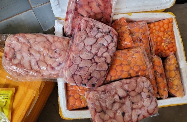 Hà Nội: Phát hiện 10 tấn nội tạng động vật không rõ nguồn gốc trên đường chở vào miền Nam tiêu thụ