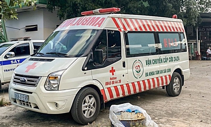 Bình Thuận: Phát hiện trường hợp xe cấp cứu chở người trái phép từ TP.HCM