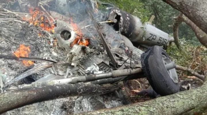 Trực thăng chở Tổng tham mưu trưởng Ấn Độ gặp nạn, ít nhất 4 người chết