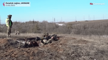 Video: Lực lượng Ukraine luyện tập phóng tên lửa chống tăng gần biên giới