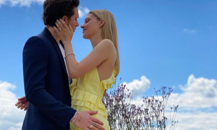 Gia đình Beckham tới Mỹ chuẩn bị đám cưới cho cậu cả Brooklyn