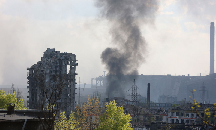 Tin tức Ukraine mới nhất ngày 5/5: Chỉ huy lực lượng Ukraien tại Azovstal nói Nga đã đột nhập vào khu phức hợp