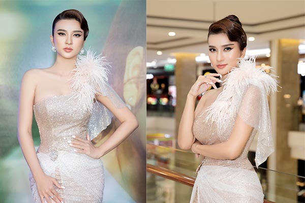 Kim Tuyến xuất hiện lộng lẫy tại sự kiện ra mắt phim “Kẻ thứ 3”