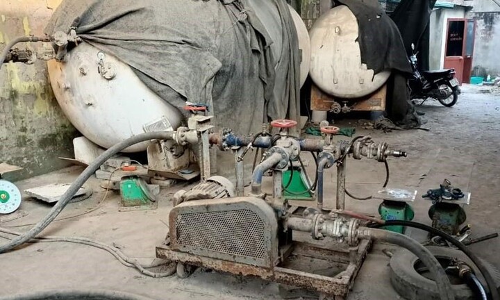 Hải Dương: Phát hiện cơ sở chiết gas trái phép