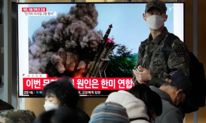 Triều Tiên phóng tên lửa lúc chiều tối ngày 9/3