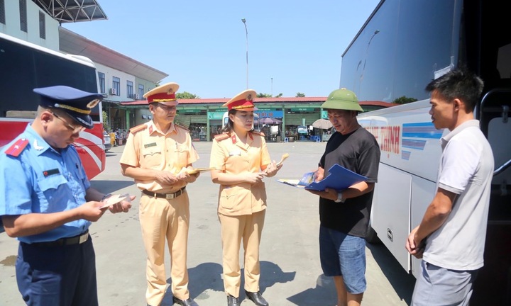 Thái Nguyên: Tổng kiểm tra xe ô tô vận tải hành khách