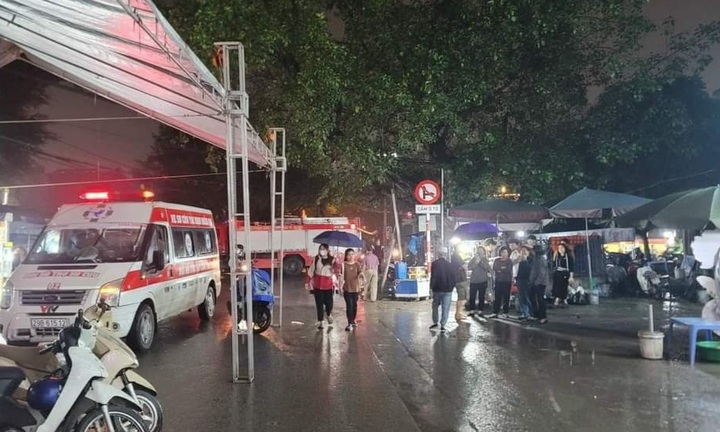 Kịp thời dập tắt đám cháy tại xã Tân Triều, Hà Nội