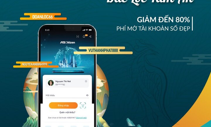 Ngân hàng Việt Nam đầu tiên cung cấp tên định danh tự chọn trong số tài khoản 