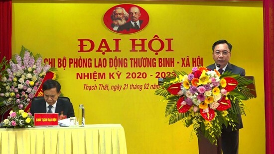 Phòng Lao động - Thương binh và Xã hội Thạch Thất, Hà Nội: Phấn đấu hoàn thành nhiệm vụ, đảm bảo an sinh xã hội