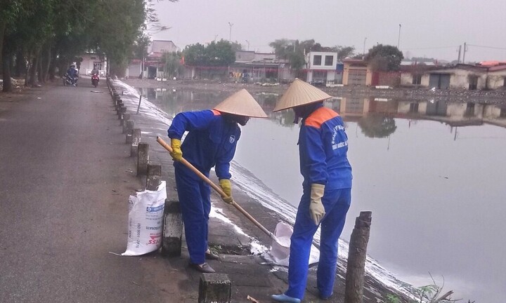 Công ty TNHH MTV Thoát nước Hải Phòng thực hiện nghiêm công tác phòng, chống dịch Covid-19 và chống ngập lụt trong mùa mưa bão