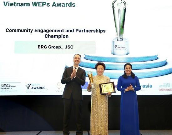 Tập đoàn BRG được vinh danh tại Giải thưởng Trao quyền cho phụ nữ (WEPs 2021)