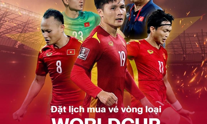 VinID mở bán vé hai trận đấu của tuyển Việt Nam tại vòng loại World Cup 2022
