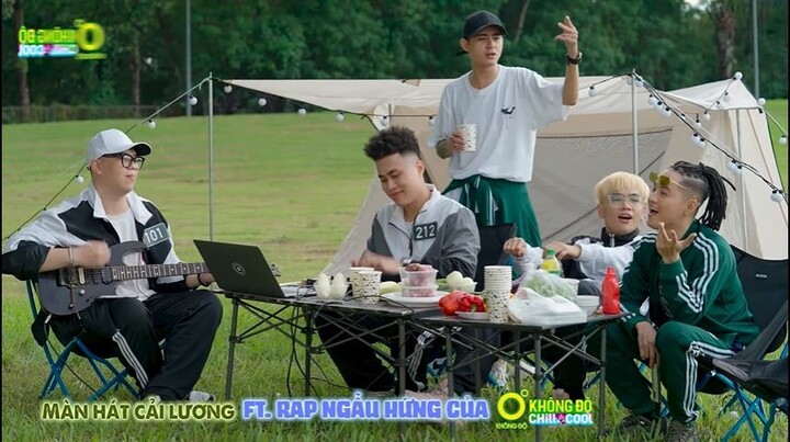 Lăng LD, HIEUTHUHAI, Thanh Duy và DTAP quẩy hết mình để giải nhiệt cuộc sống khi được cắm trại ngoài trời