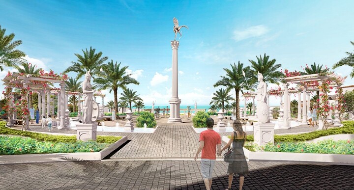 Cam Ranh Bay Hotels & Resorts – Ấn tượng với quảng trường Hy Lạp và giường nổi trên không