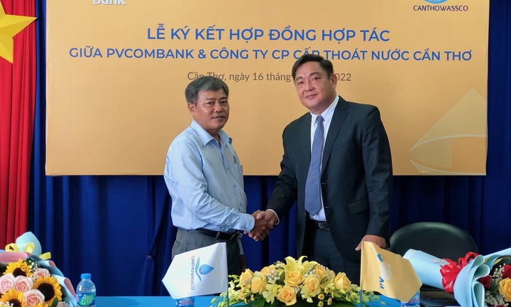 PVcomBank cung cấp dịch vụ thu hộ hóa đơn nước cho CANTHOWASSCO