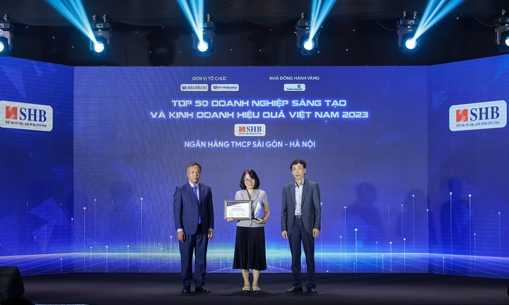 SHB lọt Top 50 doanh nghiệp sáng tạo và kinh doanh hiệu quả 