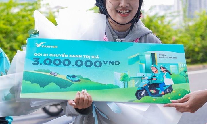 Dịch vụ đặt xe máy điện đón khách thứ 1 triệu sau 1,5 tháng ra mắt, nối dài kỷ lục cho Xanh SM