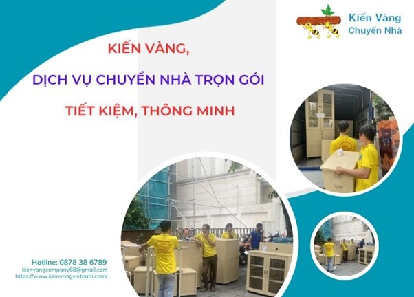 Kiến Vàng, dịch vụ chuyển nhà trọn gói tiết kiệm, thông minh