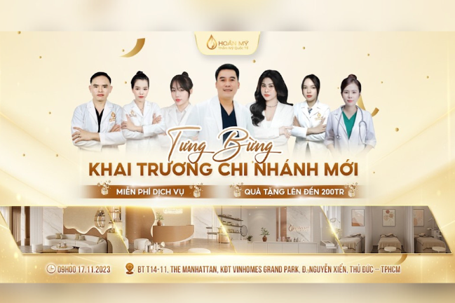 Thẩm Mỹ Quốc Tế Hoàn Mỹ Vinhomes Grand Park –Thành viên tiếp theo của thương hiệu hàng đầu lĩnh vực làm đẹp Việt Nam