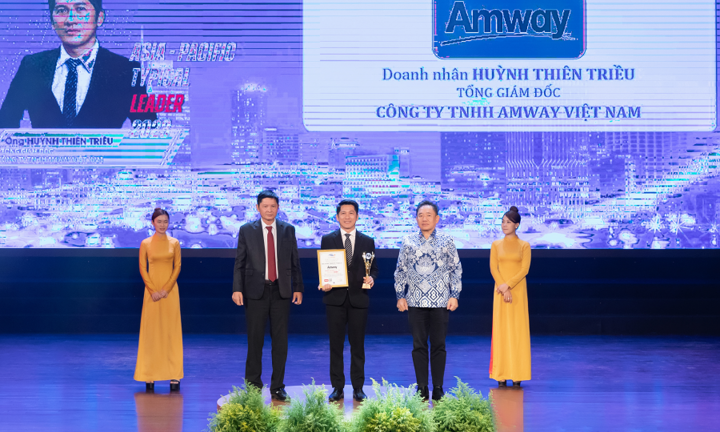 Amway Việt Nam lập cú đúp giải thưởng tại lễ công bố thương hiệu tiêu biểu Châu Á - Thái Bình Dương 2023