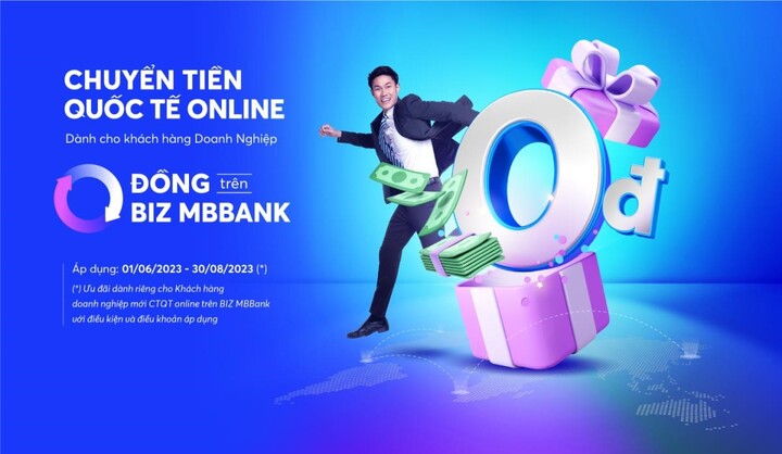 MB trợ lực cho doanh nghiệp nhập khẩu với ưu đãi chuyển tiền quốc tế online 0 đồng trên BIZ MBBank