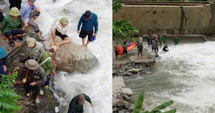 Tìm thấy thi thể 2 mẹ con bị nước lũ cuốn trôi khi đi đào sắn