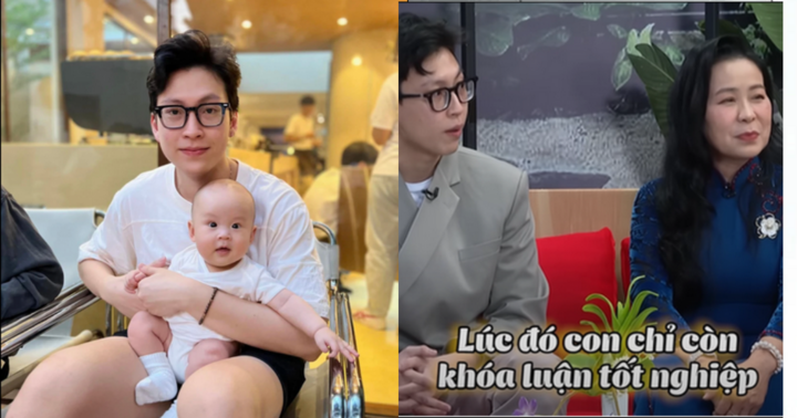 Mẹ vợ hết lời khen với chàng rể vừa làm khóa luận vừa chăm vợ đẻ